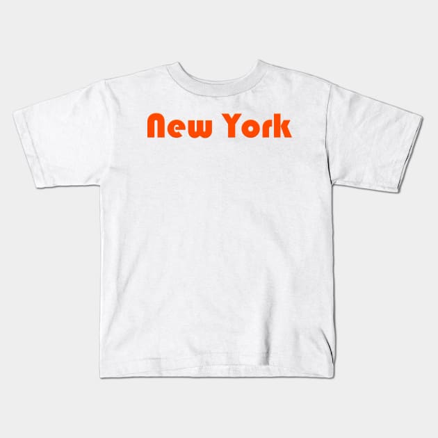 New York knicks Kids T-Shirt by EMAZY